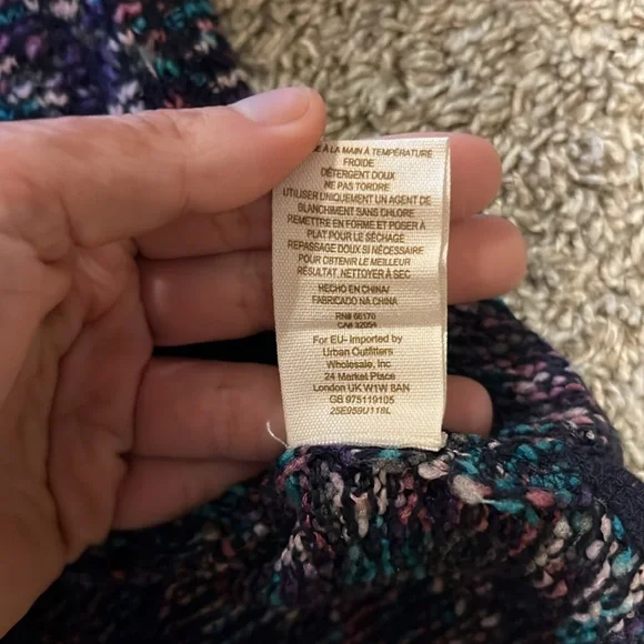 Free People Marled Knit Pullover Sweater Size XS - Picture 7 of 9